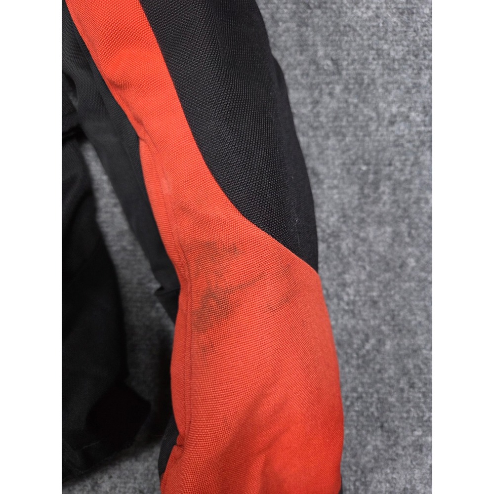 REV'IT! Motorcycle Jacket Men M Black Red Engineered Skin Textile Touring Coat - Picture 12 of 15
